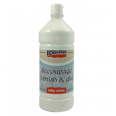 Pentart Decoupage Glue & Silky Varnish - 1000 ml