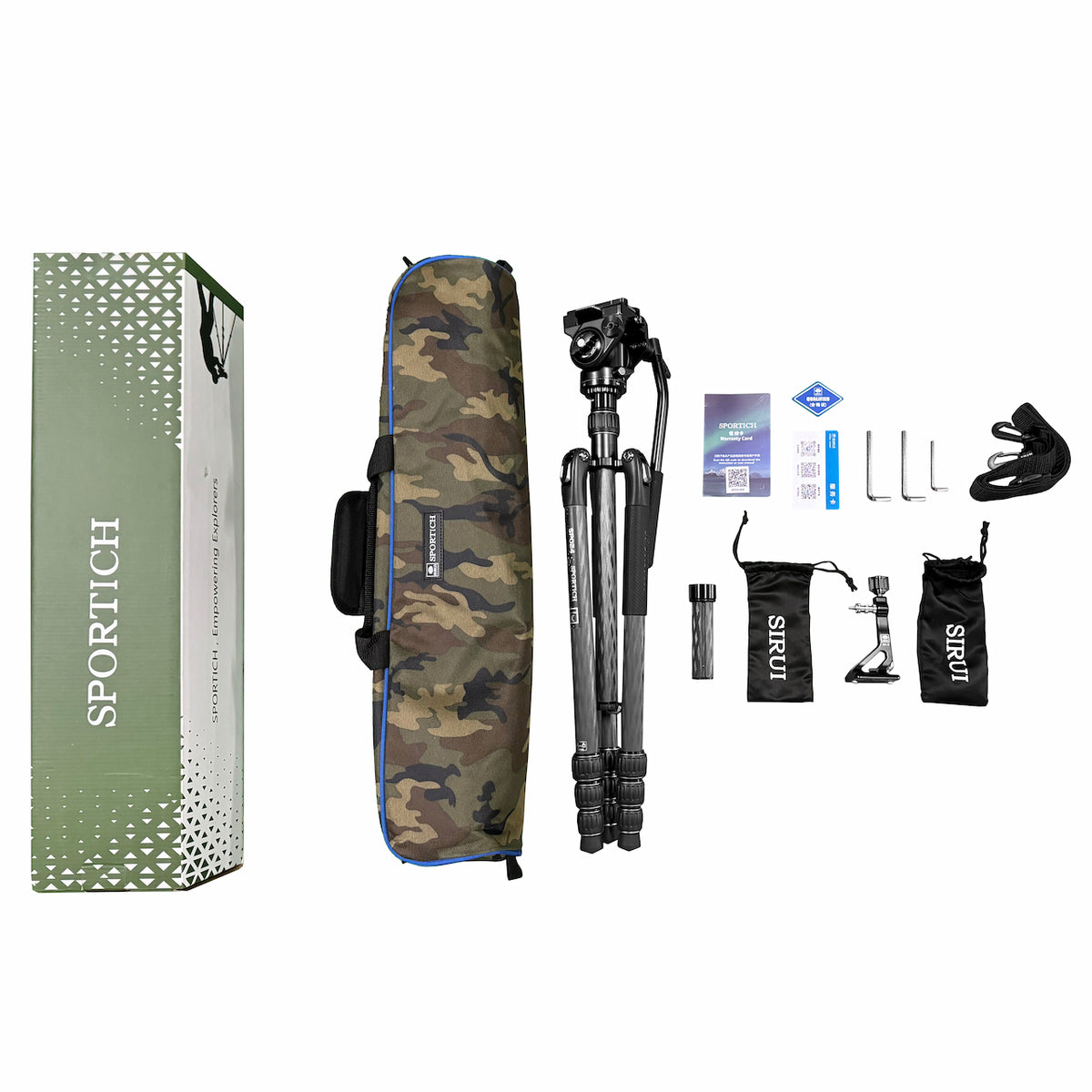 Sirui Sportich Carbon Statief SP024+B5X — 7