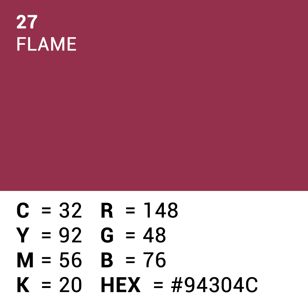 Superior Achtergrondpapier 27 Flame 1,35 x 11m — 5