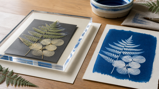 Cyanotype op plexiglas – Belichtingstijd, dikte en effecten uitgelegd