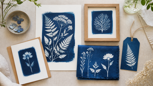 10 Creatieve Manieren om Cyanotype te Gebruiken – Inspiratie voor Kunst, Interieur & Mode