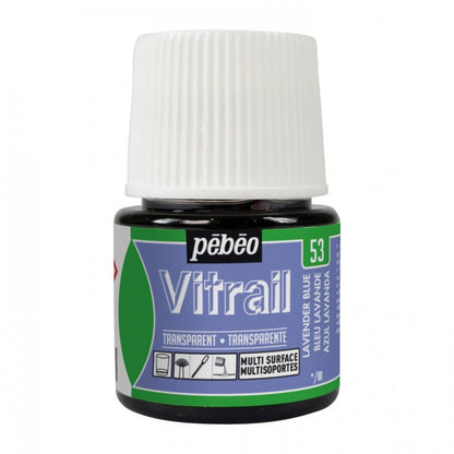 Pebeo Vitrail Transparante Glasverf 45 ml - 53 - Lavendel Blauw