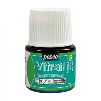 Pebeo Vitrail Transparante Glasverf 45 ml - 56 - Lagune