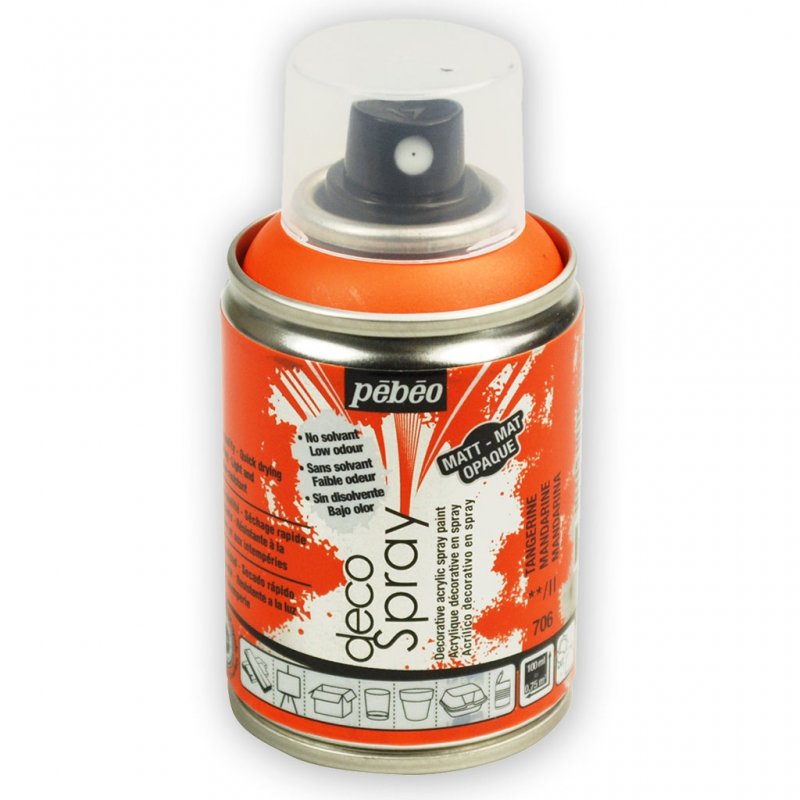 Pebeo Decospray Acryl Decoratieverf 100 ml - Mandarijn