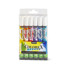 Pebeo Colorex Markers Essentiële Kleuren 12 st.