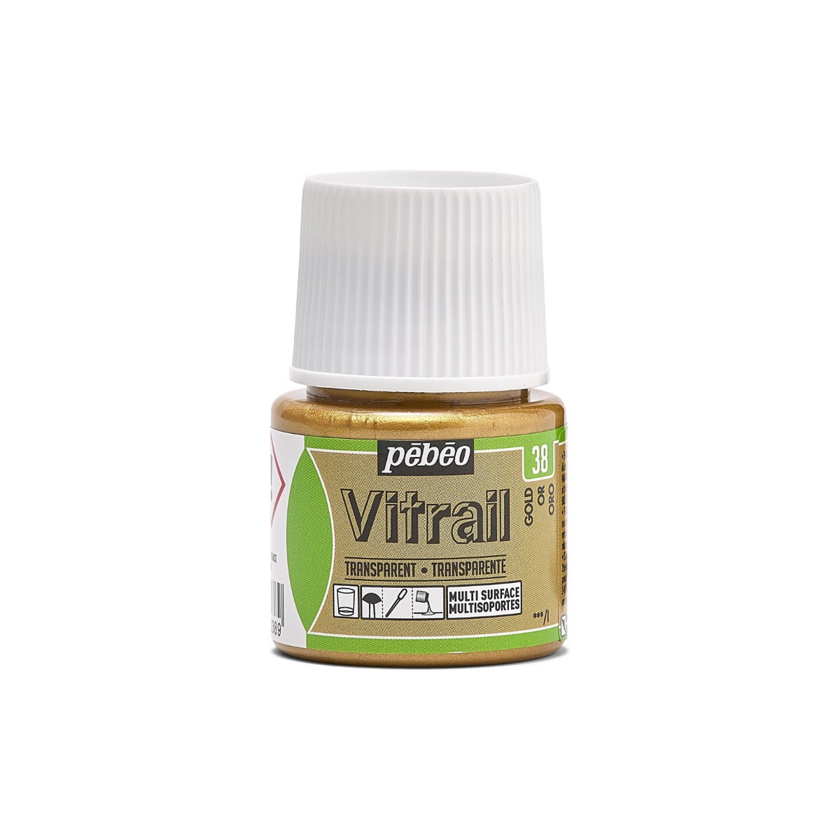 Pebeo Vitrail Transparante Glasverf 45 ml - 38 - Goud