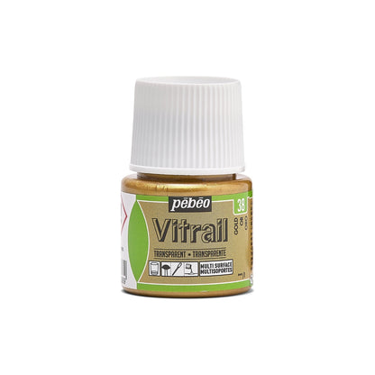 Pebeo Vitrail Transparante Glasverf 45 ml - 38 - Goud