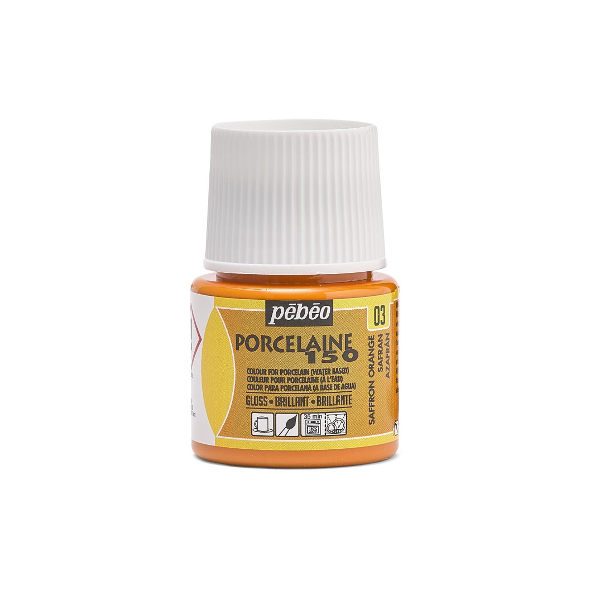 Pebeo Porcelaine 150 Porseleinverf 45 ml - 03 - Safran