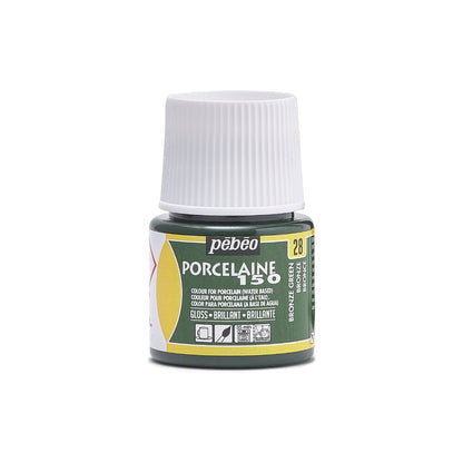 Pebeo Porcelaine 150 Porseleinverf 45 ml - 28 - Brons Groen