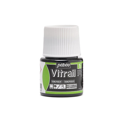 Pebeo Vitrail Transparante Glasverf 45 ml - 15 - Zwart