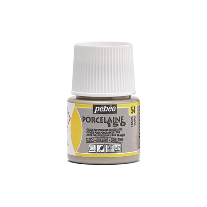 Pebeo Porcelaine 150 Porseleinverf 45 ml - 54 - Taupe