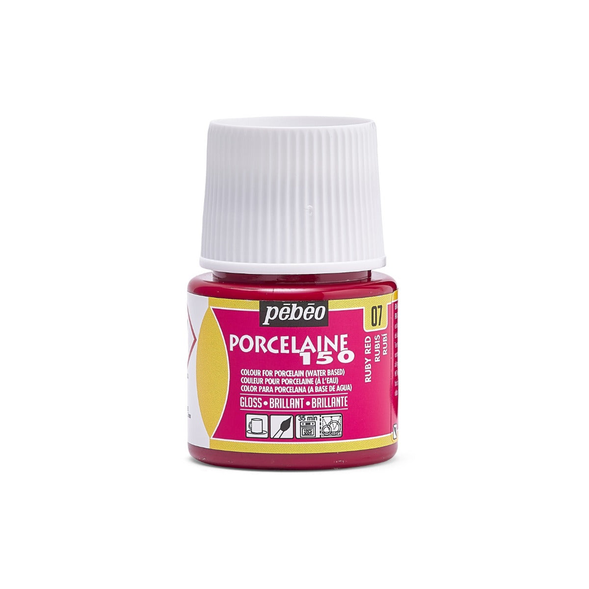 Pebeo Porcelaine 150 Porseleinverf 45 ml - 07 - Robijn