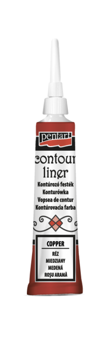Pentart Universal Contour Liner 20 ml - Copper