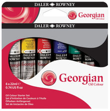 Daler-Rowney Georgian Oil Sets - Starter set - 6 x 22 ml