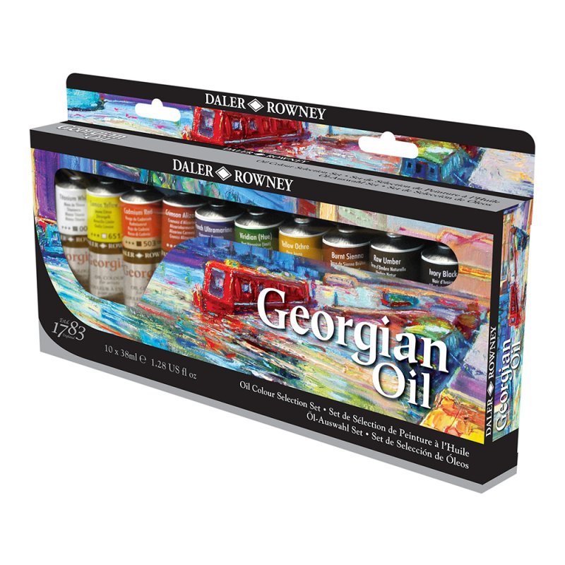 Daler-Rowney Georgian Oil Sets - Selection set - 10 x 38 ml