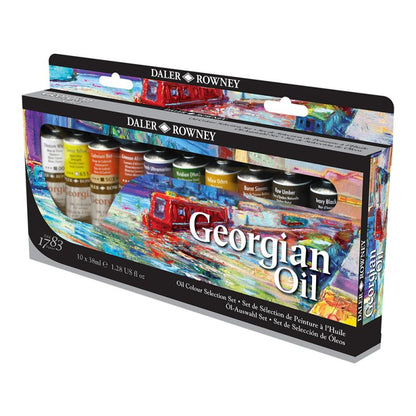 Daler-Rowney Georgian Oil Sets - Selection set - 10 x 38 ml