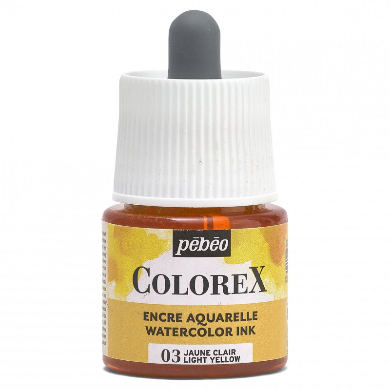 Pebeo Colorex Aquarelinkt 45 ml - 03 - Licht Geel