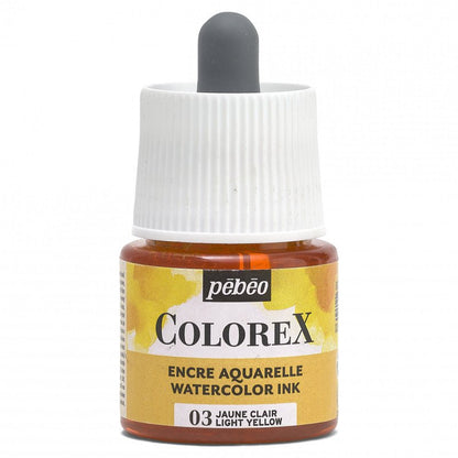 Pebeo Colorex Aquarelinkt 45 ml - 03 - Licht Geel