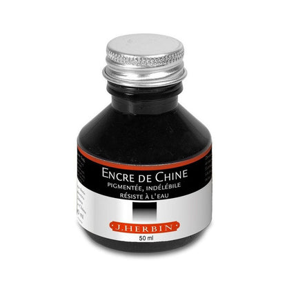 Herbin Oost-Indische Inkt Zwart - 50 ml