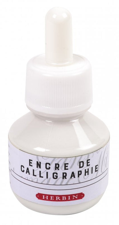Herbin Calligraphic Ink 50 ml - White
