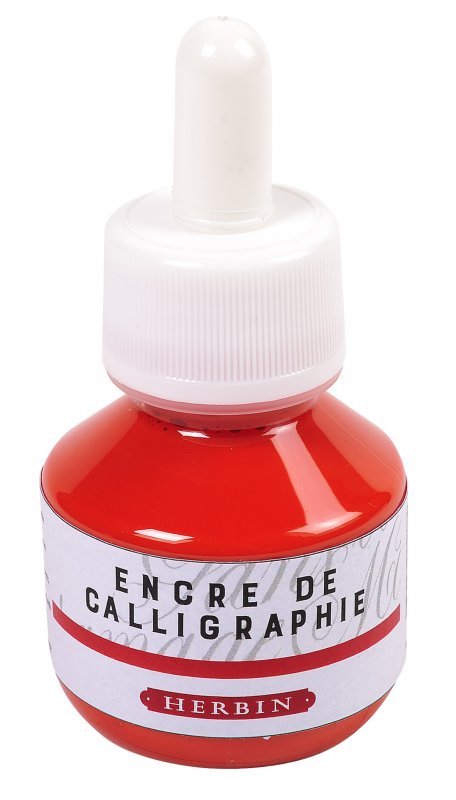 Herbin Calligraphic Ink 50 ml - Red
