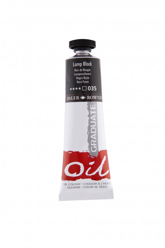 Daler-Rowney Graduate Olieverf 38 ml - Ivoor Zwart