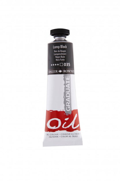 Daler-Rowney Graduate Olieverf 38 ml - Ivoor Zwart