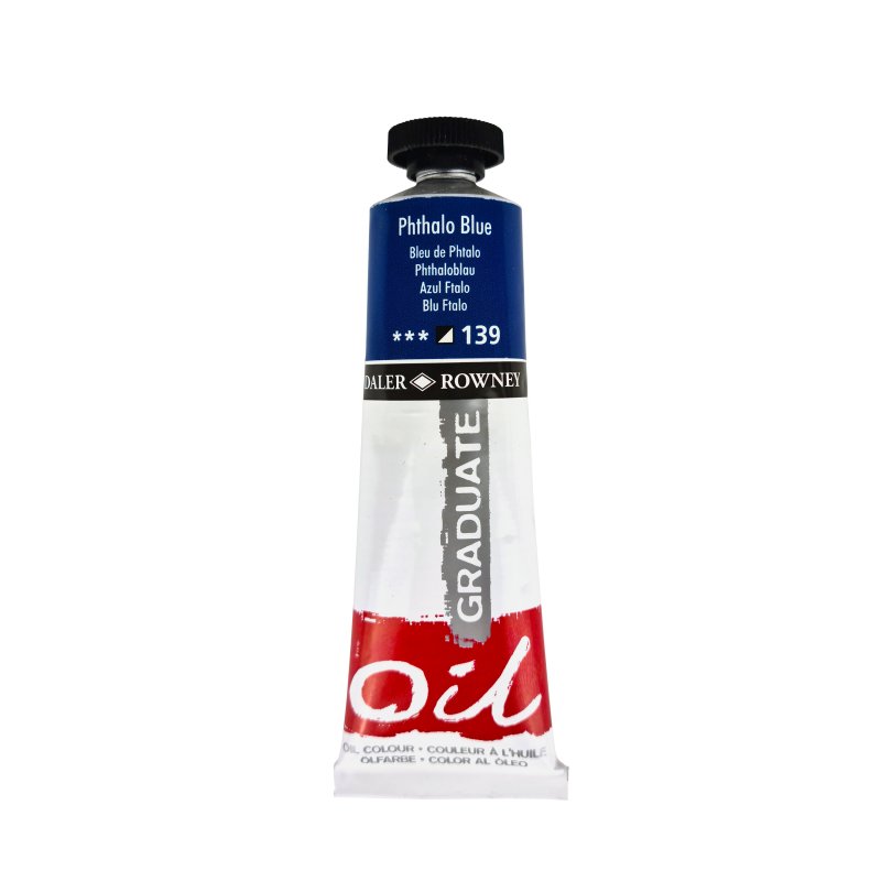 Daler-Rowney Graduate Olieverf 38 ml - Phtalo Blauw