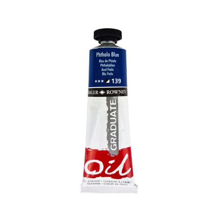 Daler-Rowney Graduate Olieverf 38 ml - Phtalo Blauw