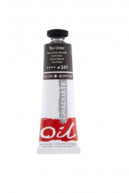 Daler-Rowney Graduate Olieverf 38 ml - Rauwe Omber