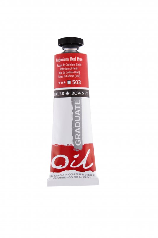 Daler-Rowney Graduate Olieverf 38 ml - Cadmiumrood (Imit)