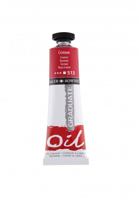 Daler-Rowney Graduate Olieverf 38 ml - Karmijnrode