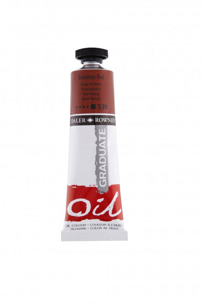 Daler-Rowney Graduate Olieverf 38 ml - Venetiaans Rood