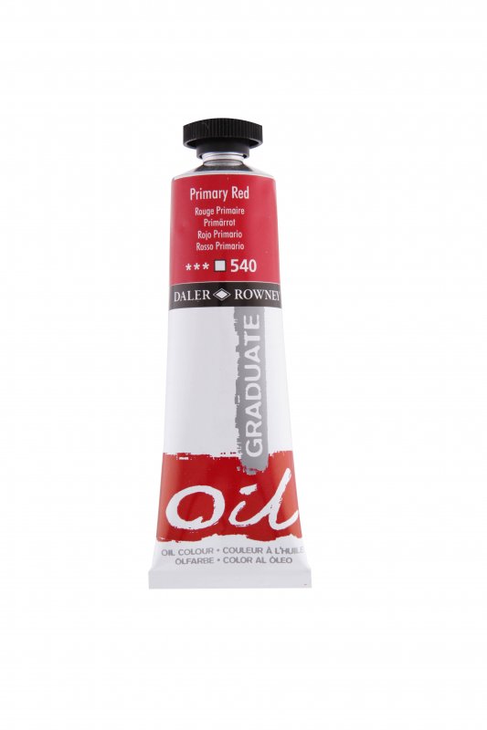 Daler-Rowney Graduate Olieverf 38 ml - Primair Rood