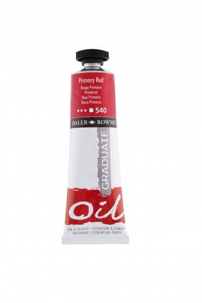 Daler-Rowney Graduate Olieverf 38 ml - Primair Rood