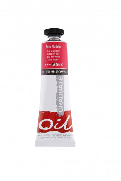 Daler-Rowney Graduate Olieverf 38 ml - Madder Roze