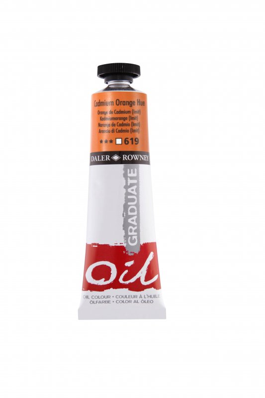 Daler-Rowney Graduate Olieverf 38 ml - Cadmium Oranje (Imit)