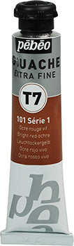 Pebeo Extra-Fijne Gouache T7 20 ml - Helder rood oker