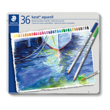 Staedtler Karat Aquarell Aquarelpotloden Metalen Etui - 36 stuks