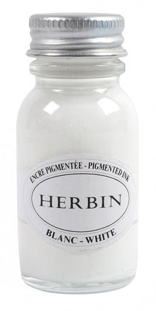 Herbin Pigmented Ink 15 ml - White