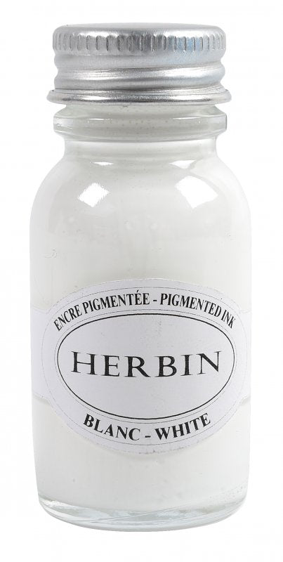 Herbin Pigmented Ink 15 ml - White