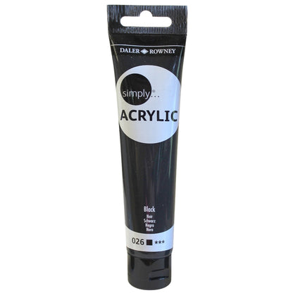 Daler-Rowney Simply Acrylic 75 ml - Black