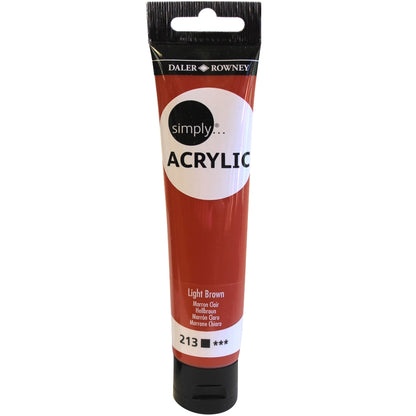 Daler-Rowney Simply Acrylic 75 ml - Light Brown