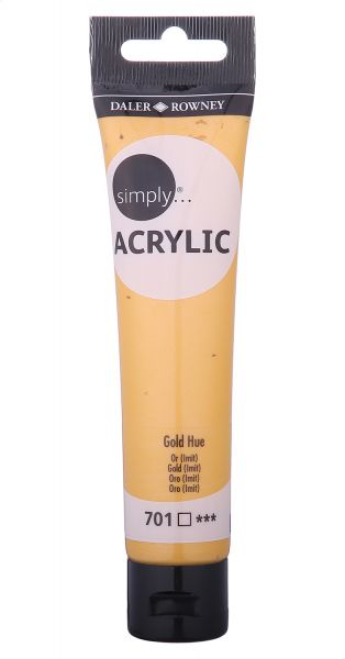 Daler-Rowney Simply Acrylic 75 ml - Gold
