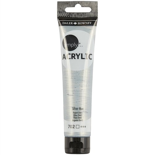 Daler-Rowney Simply Acrylic 75 ml - Silver