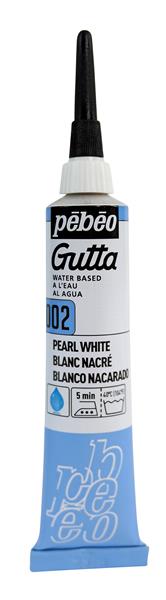 Pebeo Gutta Silk Outliner 20 ml - 02 - Pearl White