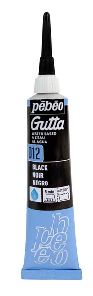 Pebeo Gutta Silk Outliner 20 ml - 12 - Black