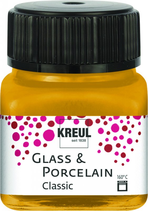 Kreul Glas- en Porseleinverf Classic 20 ml - Metallic Goud