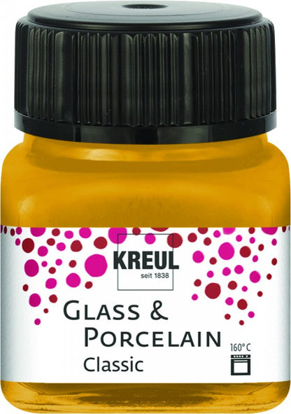 Kreul Glas- en Porseleinverf Classic 20 ml - Metallic Goud