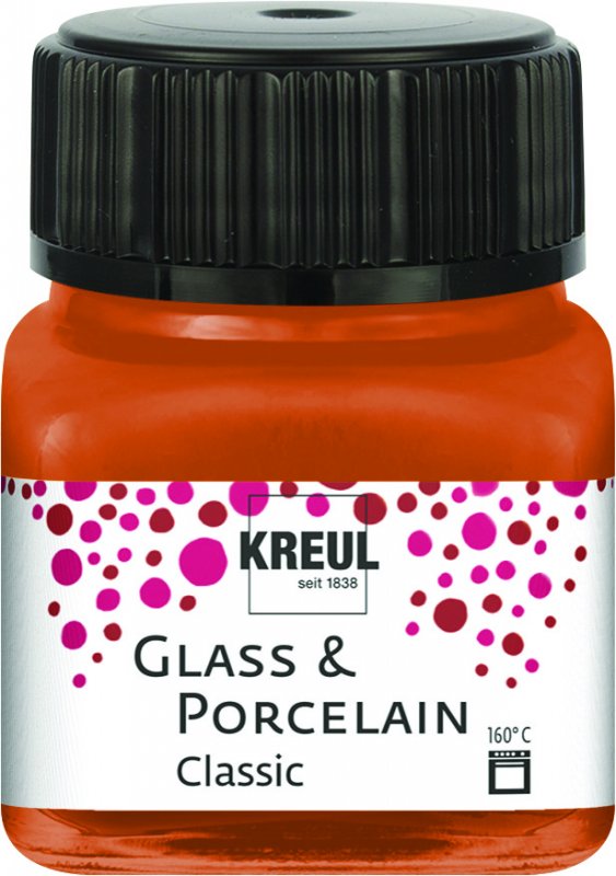 Kreul Glas- en Porseleinverf Classic 20 ml - Metallic Koper